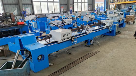 DJ80 Doppia testa idraulica macchina di camferatura dei tubi solidi