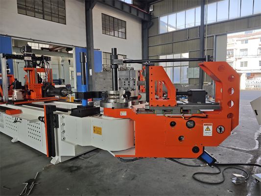 DW130CNC10A3S-T macchina automatica di piegatura del tubo CNC da 5,5 pollici a 10 assi con piegatura a spinta